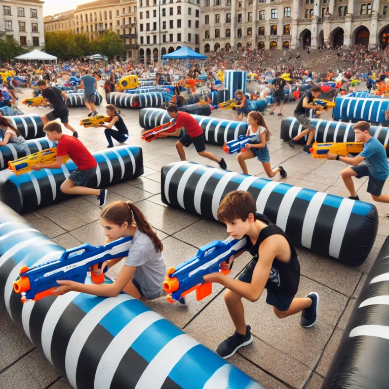 ¿Por qué una batalla Nerf funciona tan bien en las fiestas escolares?